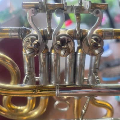 Vintage German Mirifone Single French Horn in F - Brass image 12