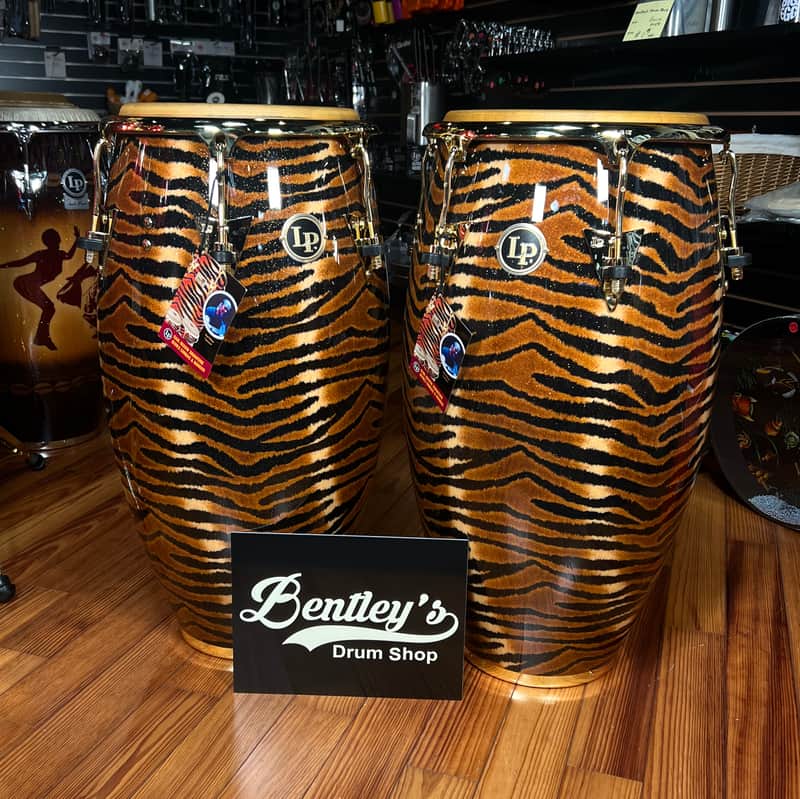 LP Latin Percussion Raul Rekow Signature Tiger Print Series | Reverb