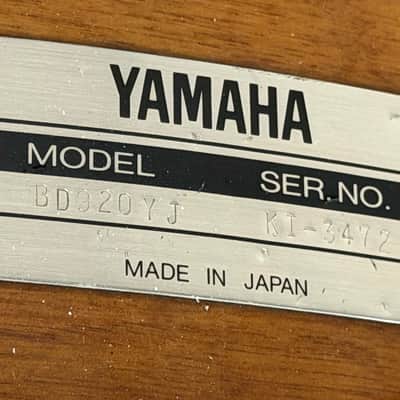 Yamaha 20/10/12/14" Recording Custom 1994 Drum Set - Tobacco Sunburst image 14