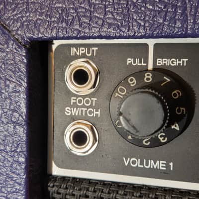 Vintage 1980s Mesa Boogie Mark III Purple Stripe 100-Watt Guitar Amp Retolexed Purple NO EQ image 5