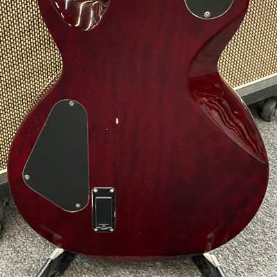 ESP LTD EC-1000 QM with Rosewood Fretboard 2002 - 2004 - See Thru Black Cherry image 4
