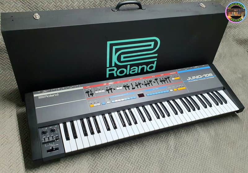 Roland Juno 106 ✅ 61-Key Programmable Polyphonic ✅RARE from ´80s✅ Synthesizer / Keyboard ✅ Cleaned & Full Checked✅ Roland Juno-106✅ Roland Juno 60 little Brother image 1