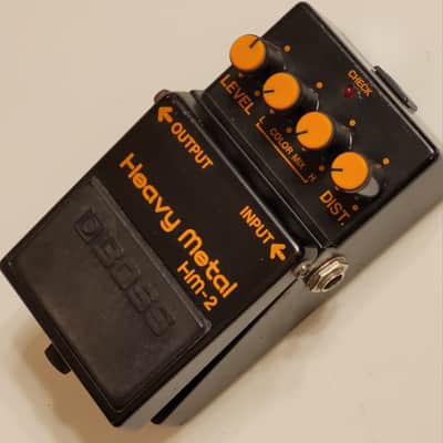 1984 Boss HM-2 Heavy Metal (Black Label) Made in Japan - Vintage HM2 MIJ image 2