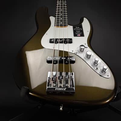Fender American Ultra II Jazz Bass - Texas Tea imagen 3