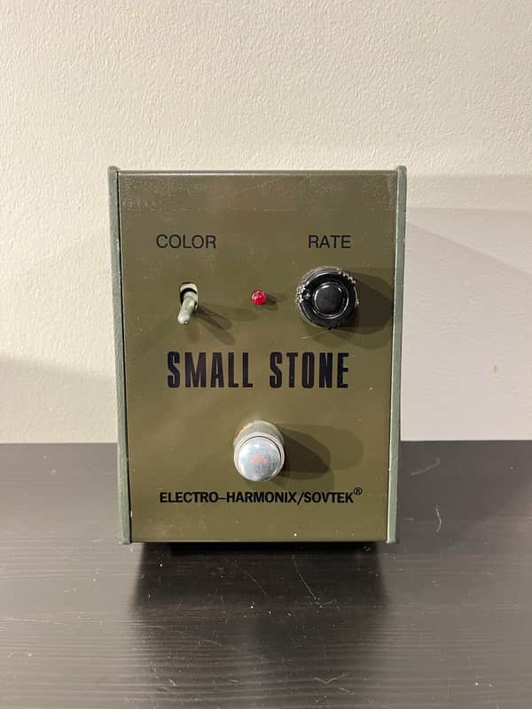 Electro-Harmonix / Sovtek Tall Font Small Stone Phase Shifter V1 1980 - 1989 - Green - MINT, LIKE NEW image 1