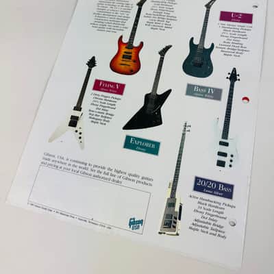 Gibson "The Great Adventure – Legend & Future" Brochure 1987 image 2
