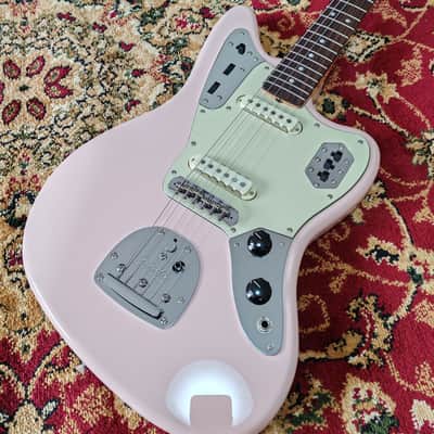 2025 Fender Japan FSR Collection Traditional II 60s Jaguar Shell Pink with Matching Headstock, 7.1 lbs, MIJ JD25 image 2
