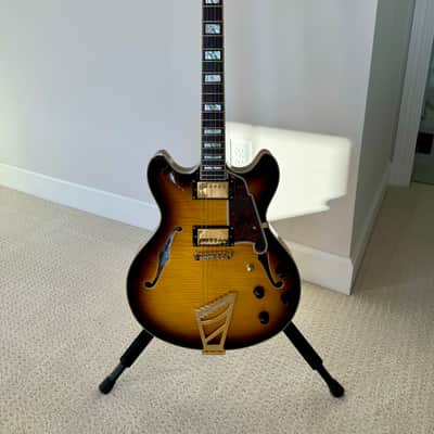 D'Angelico Excel EX-DC Semi-Hollow Vintage Sunburst image 1