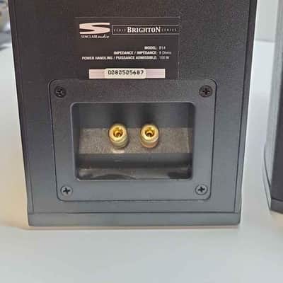 Sinclair B14 Brighton Series 100-Watts 2-Way Bookshelf Speakers 2000's - Black image 3