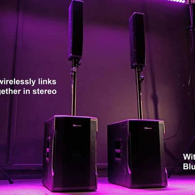 (2) Rockville TITAN COLUMN 12 Pro/DJ Powered Array Speakers w/12" Subs+Carry Bag image 15