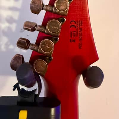 Solar V2.6TBR SK – TRANS BLOOD RED MATTE with SD Nazgul / Sentient Pickups & Solar padded bag! image 6