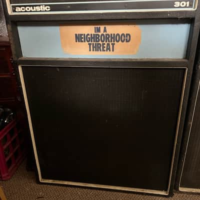 Vintage 1970s Acoustic Control Corp. Model 370 solid state Bass Amp Head & Model 301 Pair Of 1x18” Folded Horn Speaker Cabinets~LOUD~Known as “The Jaco Rig” image 6