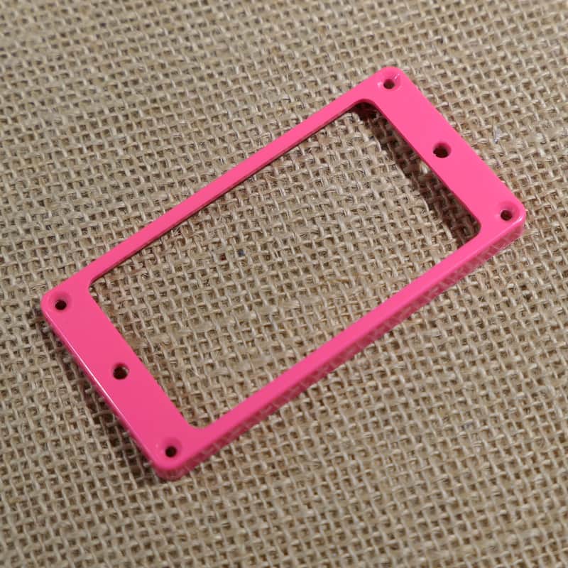Genuine Vintage Dimarzio Neck Pickup Ring Pink 80s #DG11