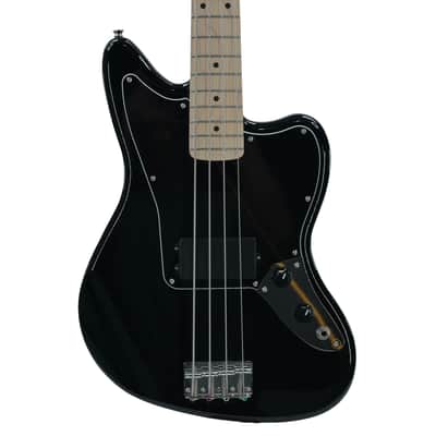 Squier Affinity Series Jaguar Bass H MN Black image 2