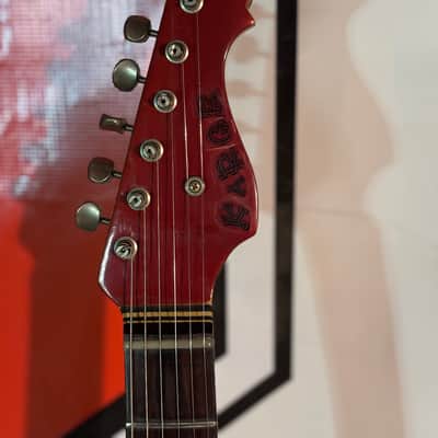 Karge Guitars T style 2024 - Aged DuPont Duco ‘57 Chevrolet Maroon image 6