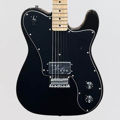 Fender Squier Paranormal Esquire Deluxe Electric Guitar - Black image 1