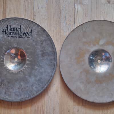 Sabian 14" HH Hand Hammered Dark Hi-Hat Cymbals (Pair) 2005/06 image 4