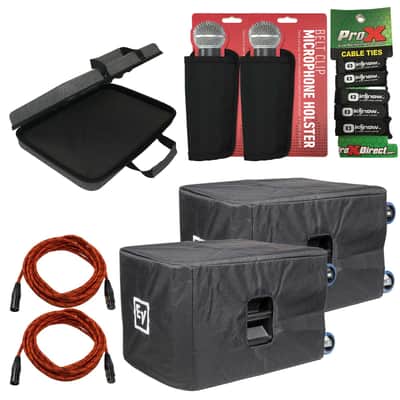 Electro Voice ETX-18SP-CVR Speaker Covers Pair + Storage Case + Accessories image 18