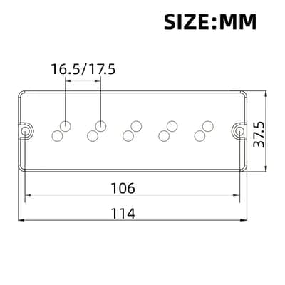 5 String Bass Soapbar Pickups Alnico 5 Magnets image 6
