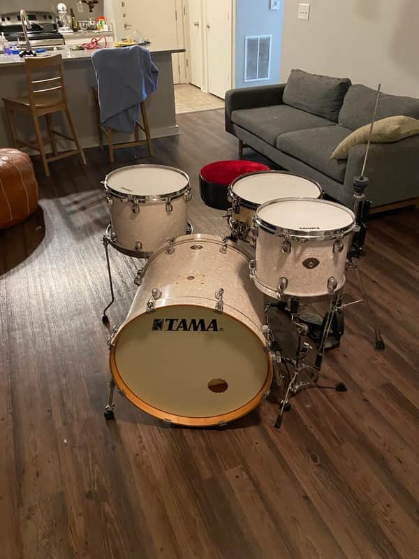 Tama Starclassic Performer EFX Birch  2000s White Oyster image 1