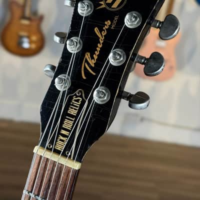 Rock N Roll Relics Thunders - Aged Black - Custom Shop Double Cut Junior image 9