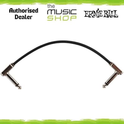 Ernie Ball 6 Inch Flat Ribbon Patch Cable, Black - 6226 (P06226) image 1