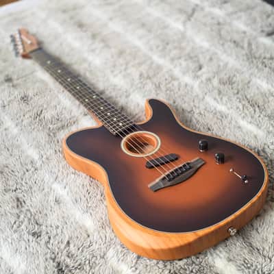 2024 Fender American Acoustasonic Telecaster Sunburst B-Stock w/gig bag image 2