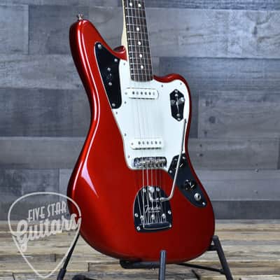 Pre-Owned Fender American Professional Jaguar - Candy Apple Red with Gig Bag image 10