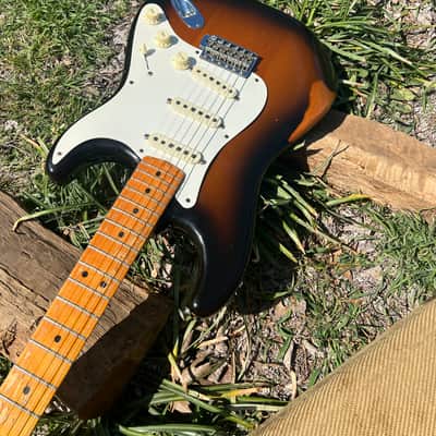 Vintage 1st Year 1982 Fender Fullerton 1957 Stratocaster Guitar Reissue image 8