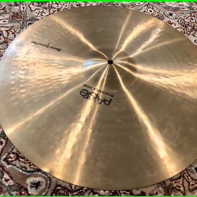 Paiste Formula 602 Seven Sound Set 7 20" Deep Ride from 1975 2353g (Who is E.C.??) image 4