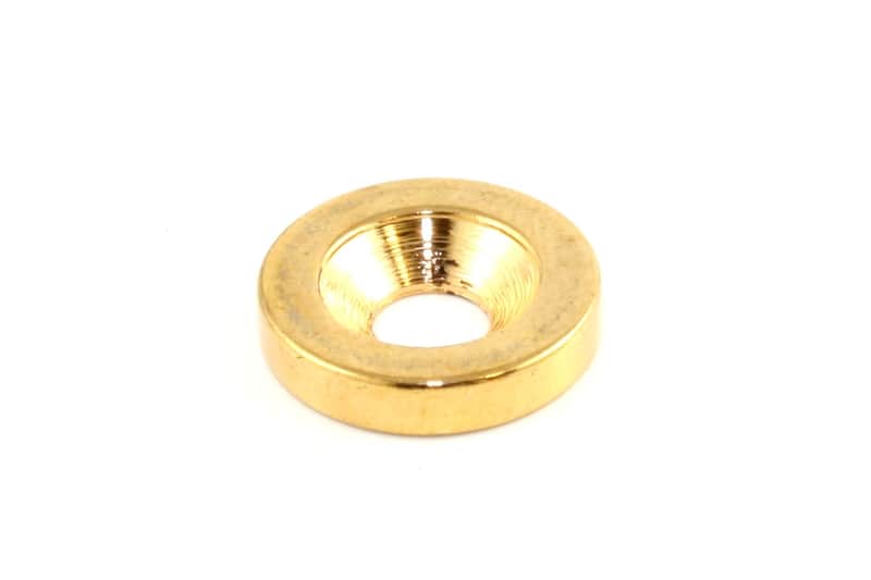 Set of 4 Recessed Neck Screw Bushings - GOLD image 1