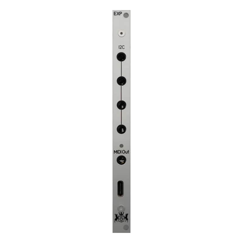 Michigan Synth Works EXP Eurorack Expander for F8R/XVI - USB C/ MIDI/ I2C (Silver) image 1
