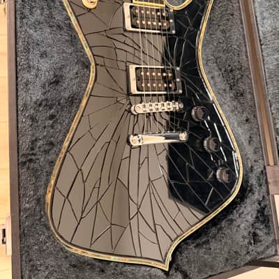 Ibanez PS3CM Paul Stanley Signature Black Cracked Mirror Iceman image 13