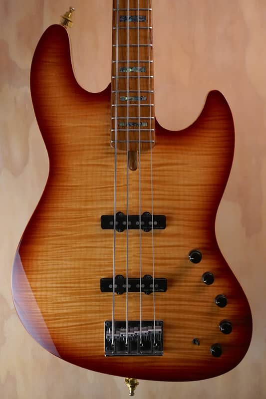 Sire Marcus Miller V10DX Tobacco Sunburst 4 String Bass w/ Gig Bag – Very Good image 1