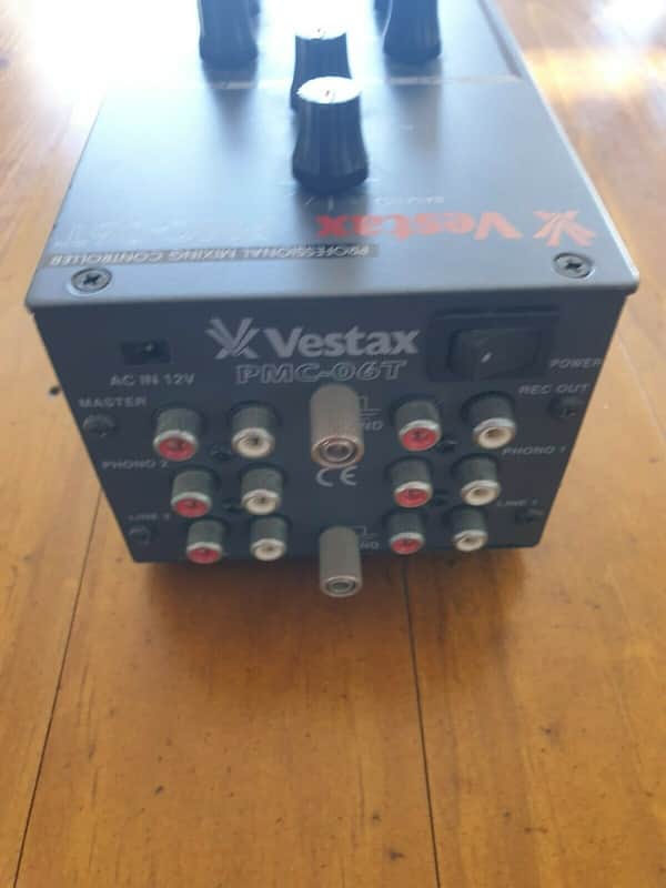 Vestax PMC-06T DJ Mixer Professional Mixing Controller | Reverb