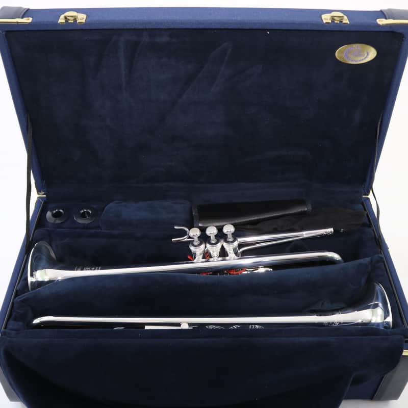 B&S Model 3116/2 Challenger Professional Eb/D Two Bell Trumpet MINT CONDITION image 1