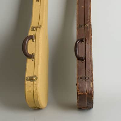 Fender Telecaster Solid Body Electric Guitar (1952), ser. #0691, original brown hard shell case. image 20