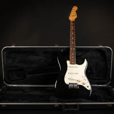 1983 Fender Dan Smith Era 2-Knob Stratocaster RW - Black | USA Fullerton Vintage Rosewood Fretboard Free Flyte Tremolo | CoA OHSC image 1
