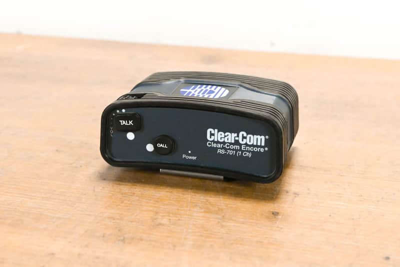 Clear-Com RS-701 Single-Channel Intercom Beltpack CG012TY image 1