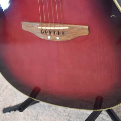 Ovation Celebrity CS257 - 2000s - Cherry Burst - w/ OHSC image 10