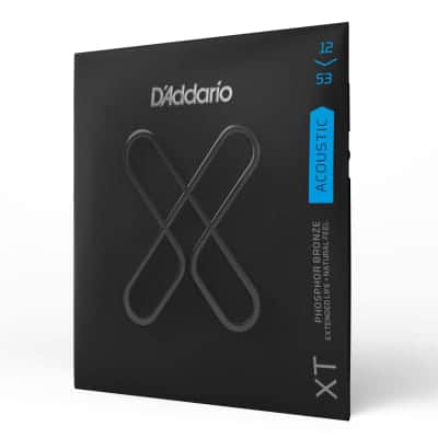 D'Addario XTAPB1253 XT Acoustic Phosphor Bronze, Light, 12-53 2019