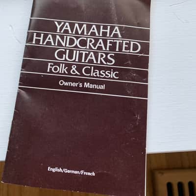 Yamaha Handcrafted Guitars booklet 1980’s image 1