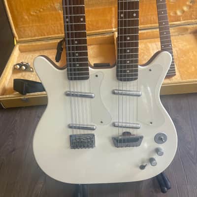 Danelectro Doubleneck 12-String and 6-String 1998 - 2004 - White Pearl image 3