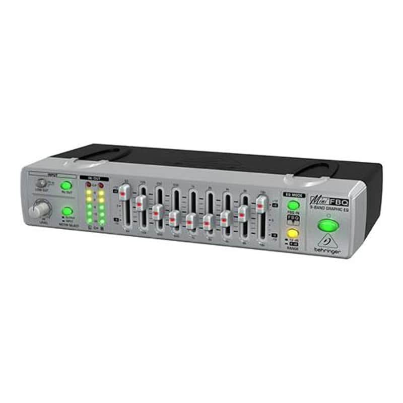 Behringer MiniFBQ FBQ800 Ultra-Compact 9-Band Graphic Equalizer with FBQ image 1