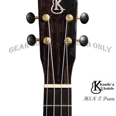 Kanile`a HNS T Prem 25th anniversary Sea Turtle Tenor ukulele with Premium Koa wood image 10