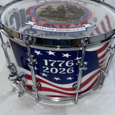 RCI Starlite USA 250th anniversary 8x14 tribute snare drum. Only 20 image 11