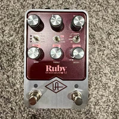 Universal Audio Ruby ’63 Top Boost Amplifier 2022 - Present - Ruby / Silver image 7