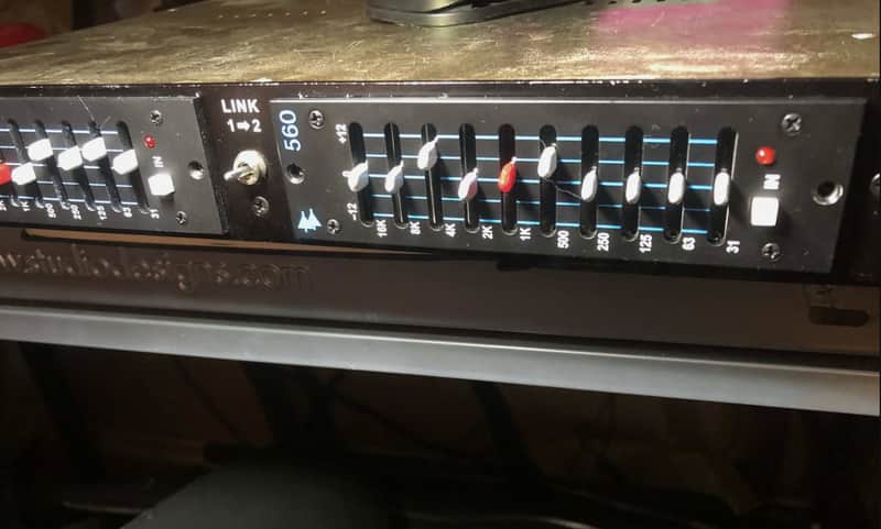 API 560 500 Series 10-Band Graphic Equalizer Module 2004 - Present - Black