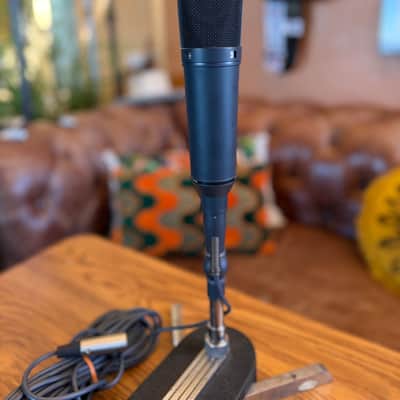 Vintage Neumann U87 ai P48 Condenser Microphone w/Rare NOS Swivel Mount* (1980’s) - Matte Black image 8