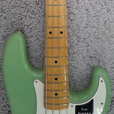 Mint Fender Player II Precision Bass guitar, Maple Fingerboard, Birch Green - MIM image 7